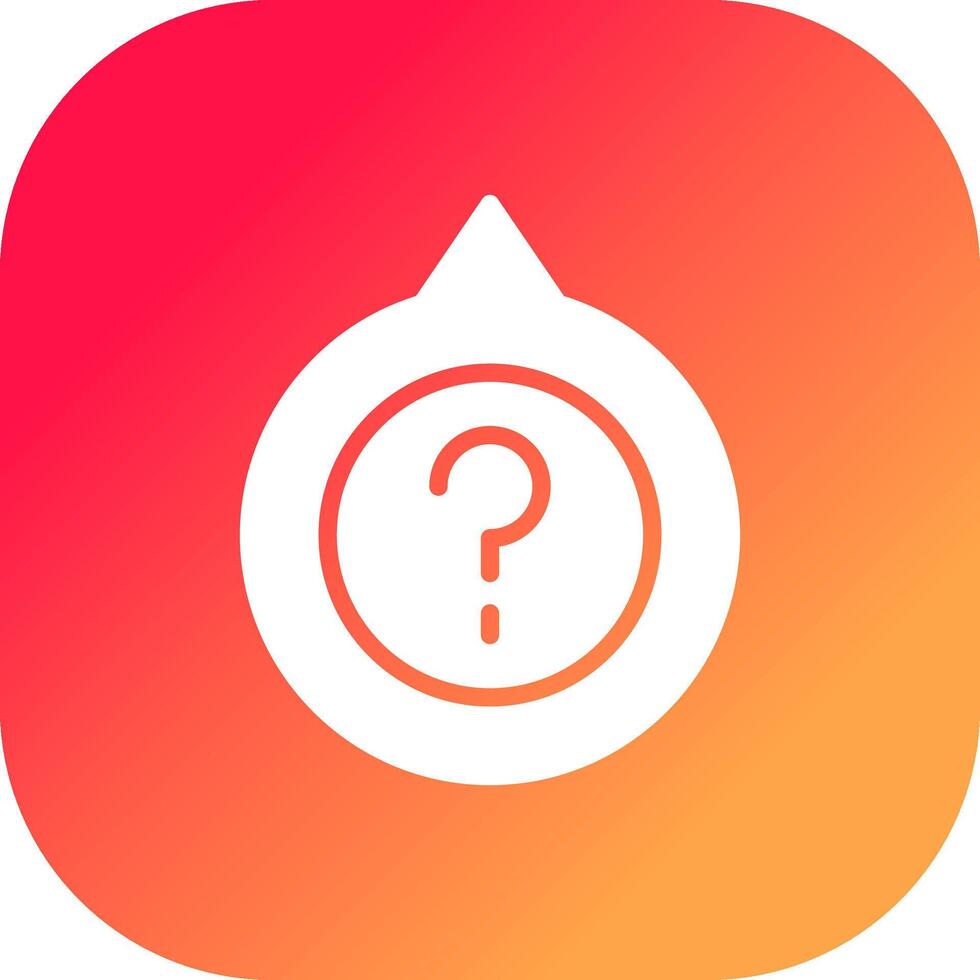 Question Creative Icon Design vector