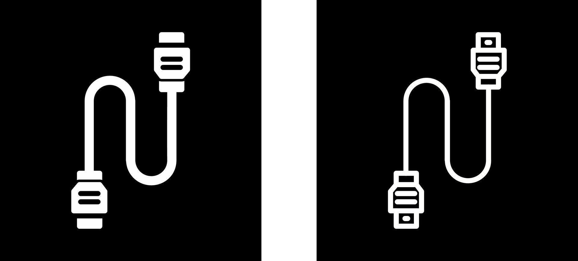 cables vector icono