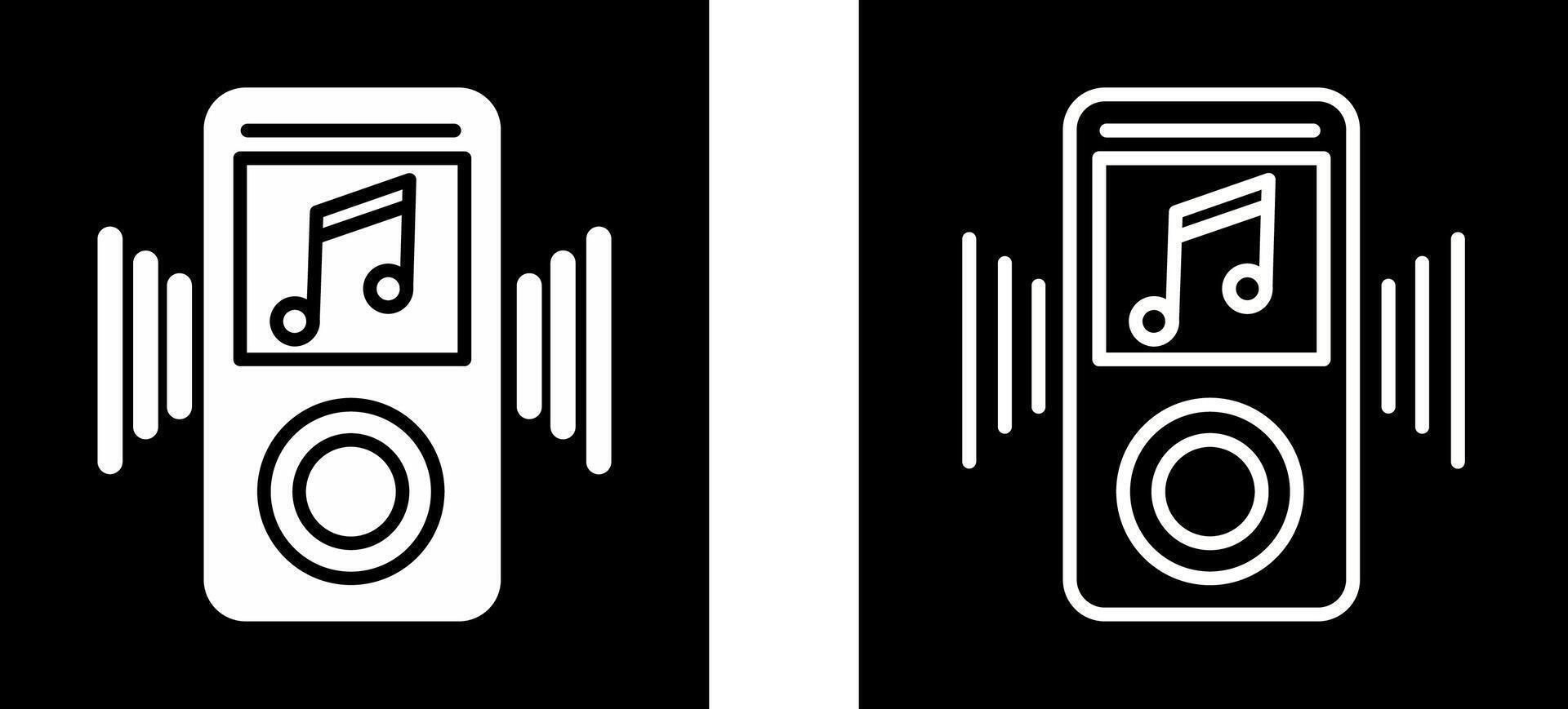 icono de vector de mp3