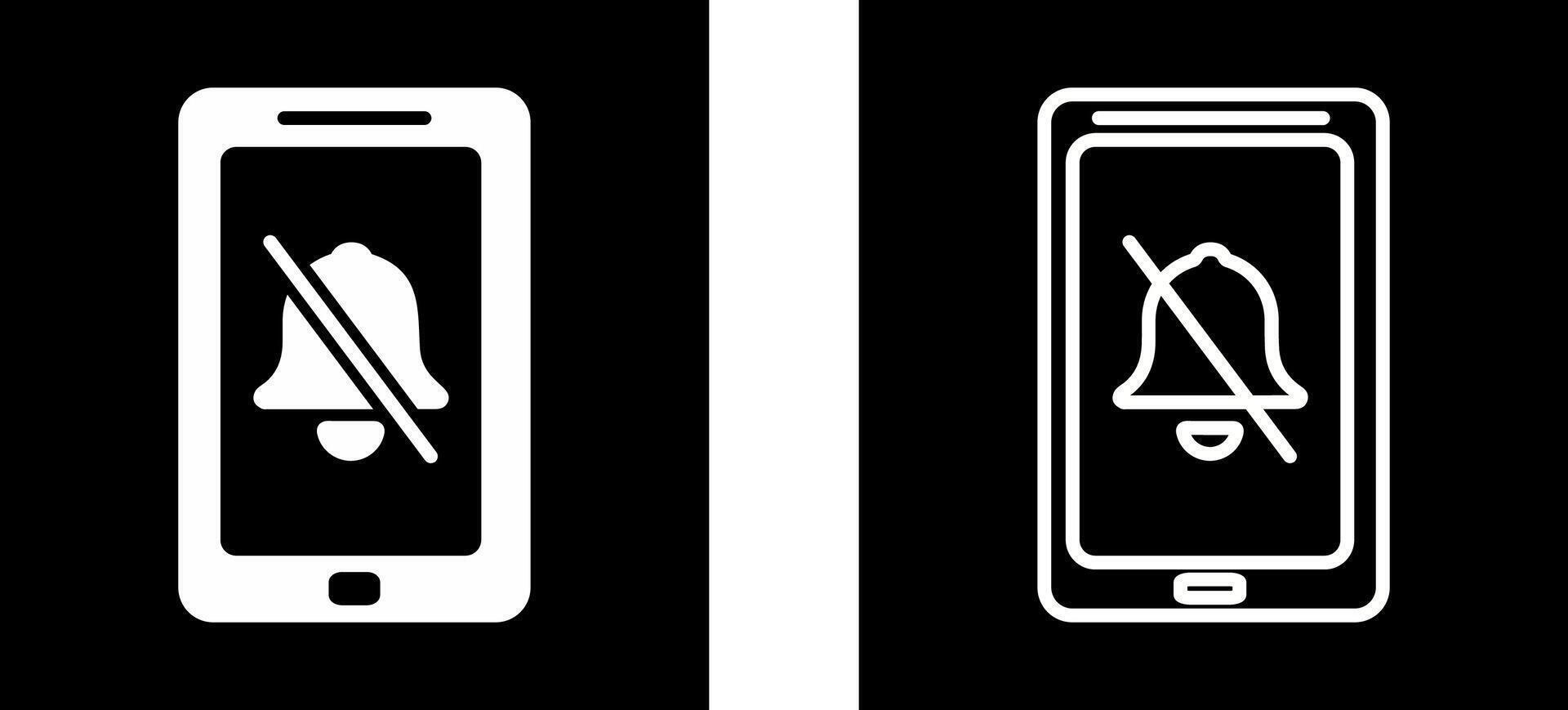 Notification Mute Vector Icon