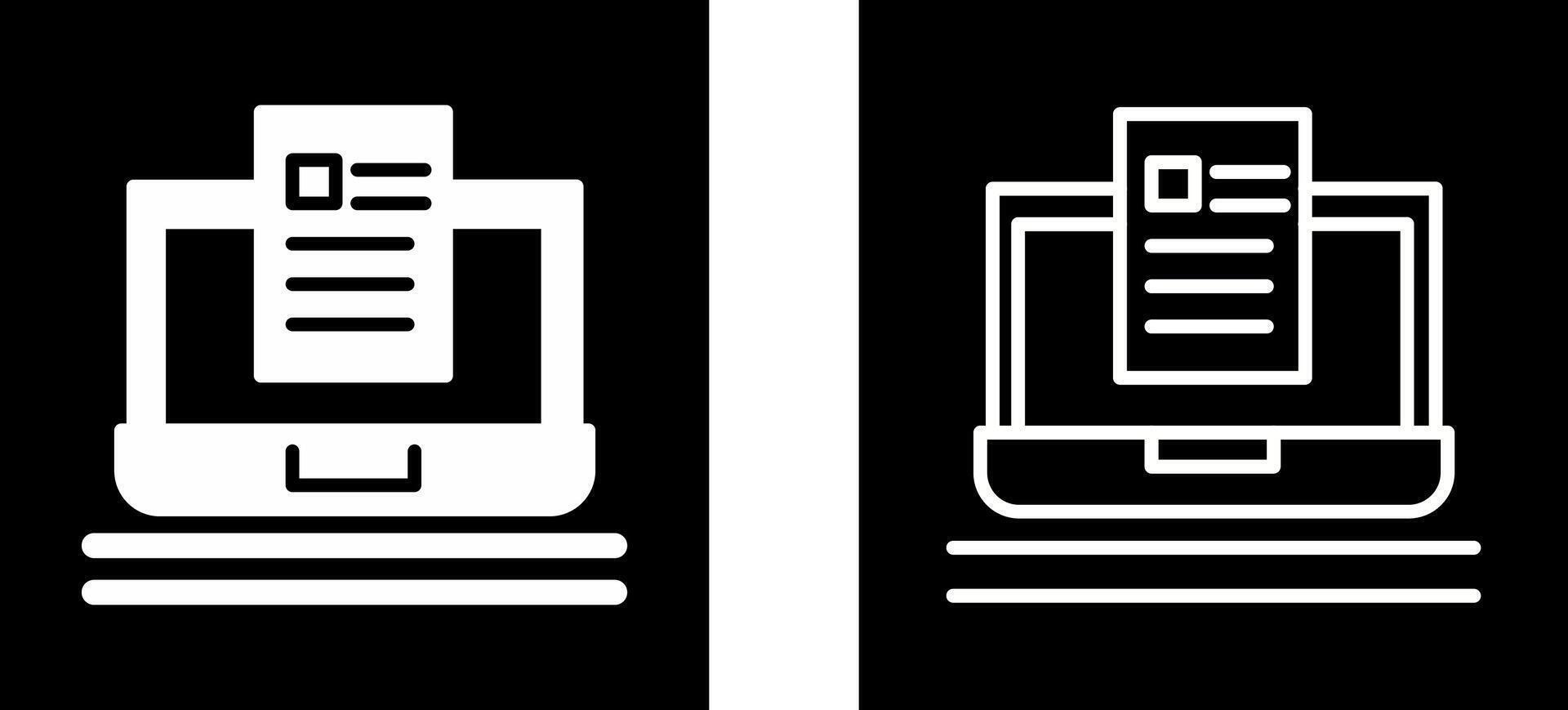 Blog Vector Icon