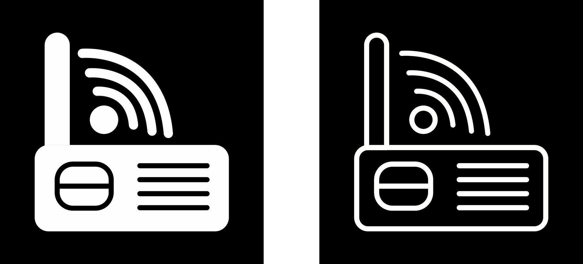 Modem Wifi Vector Icon