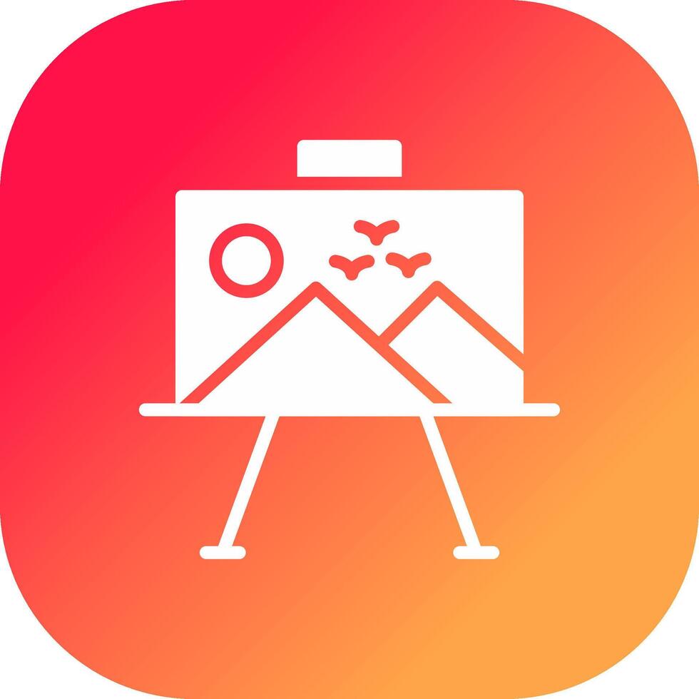 Paint Canvas Creative Icon Design vector