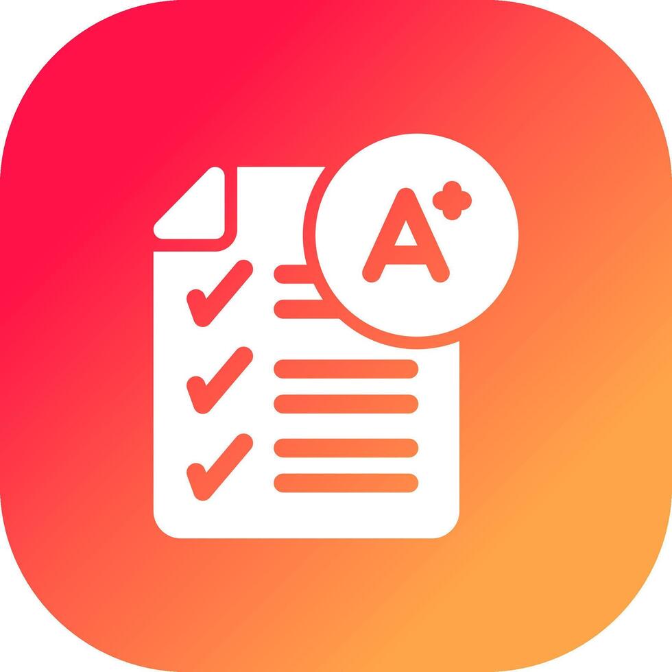 Grade Creative Icon Design vector