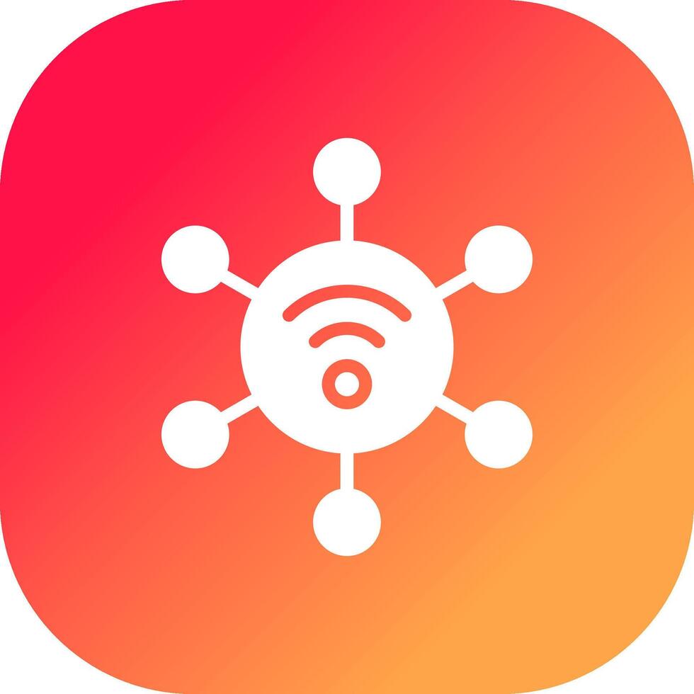 Internet of Things Creative Icon Design vector