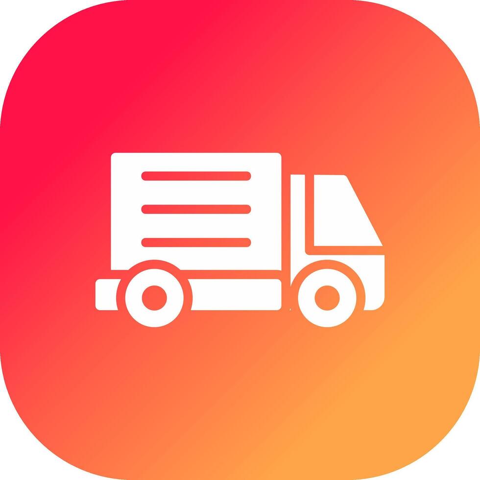 Delivery Truck Creative Icon Design vector