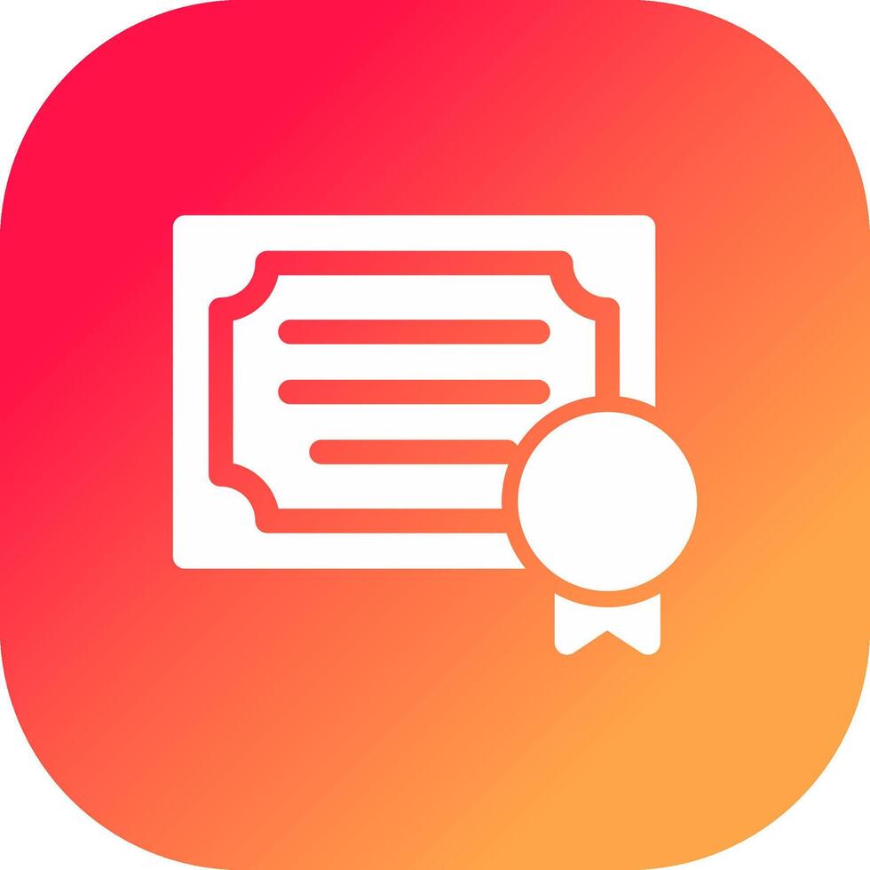 Certificate Creative Icon Design vector