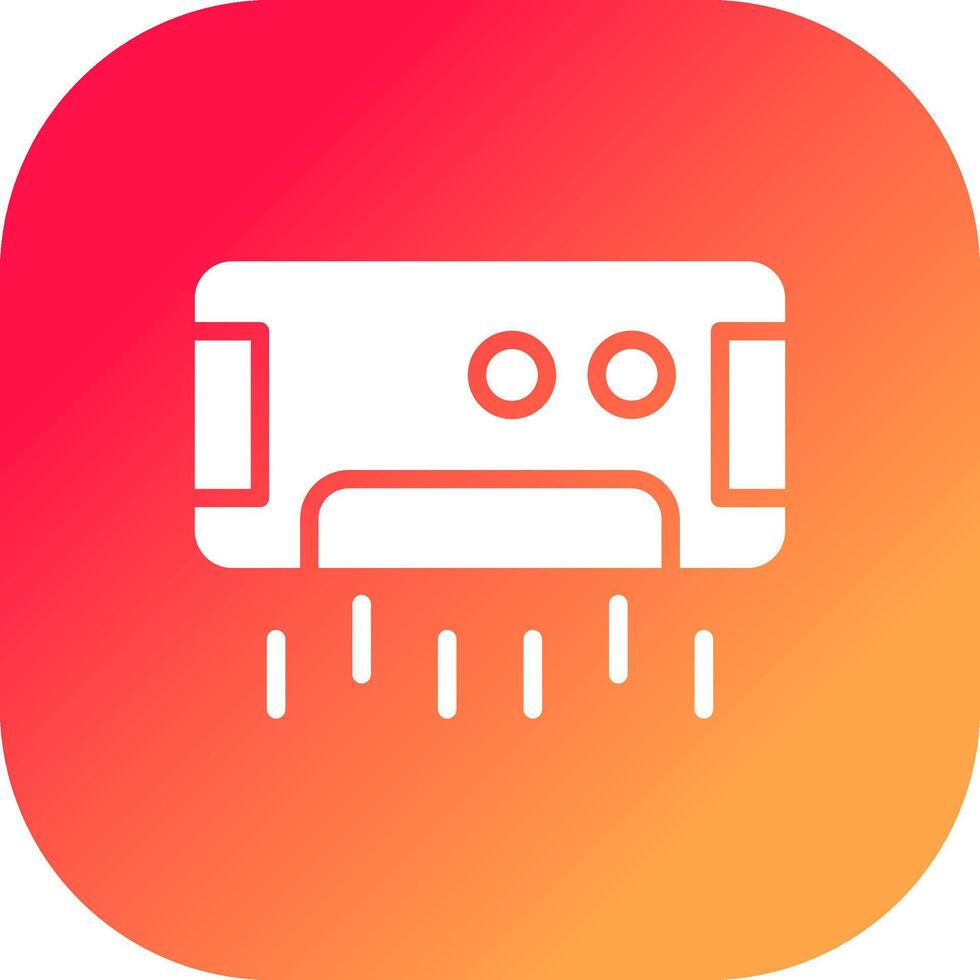 Air Conditioning Creative Icon Design vector