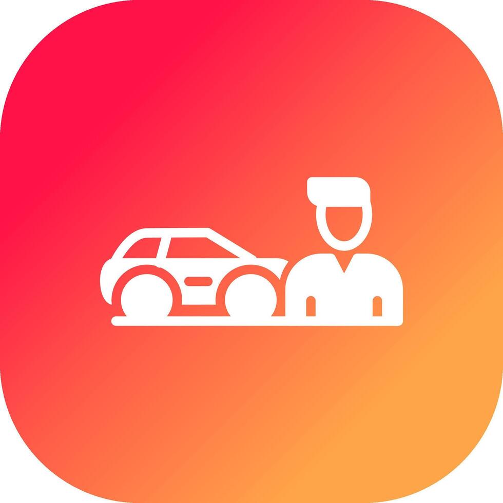Used Car Dealership Creative Icon Design vector
