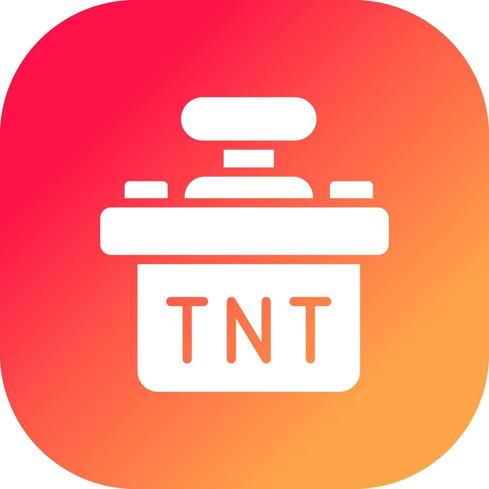 diseño de icono creativo tnt vector