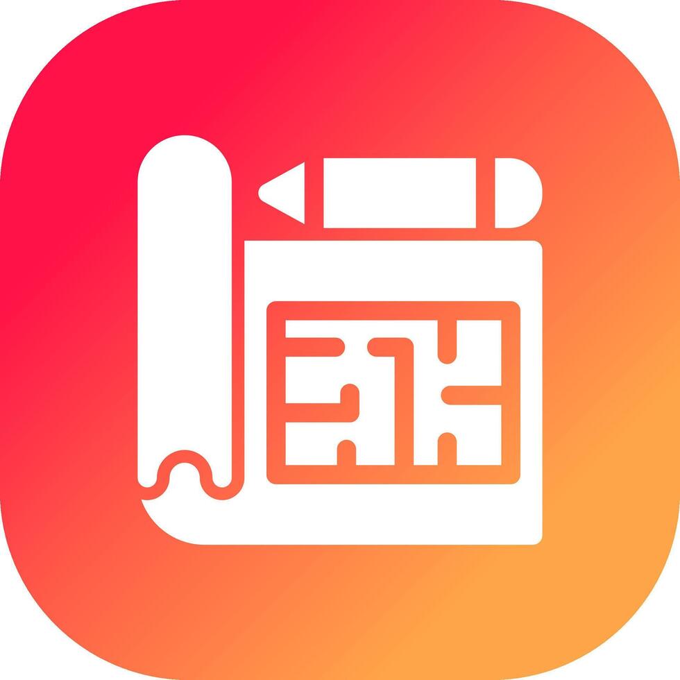 Blueprint Creative Icon Design vector