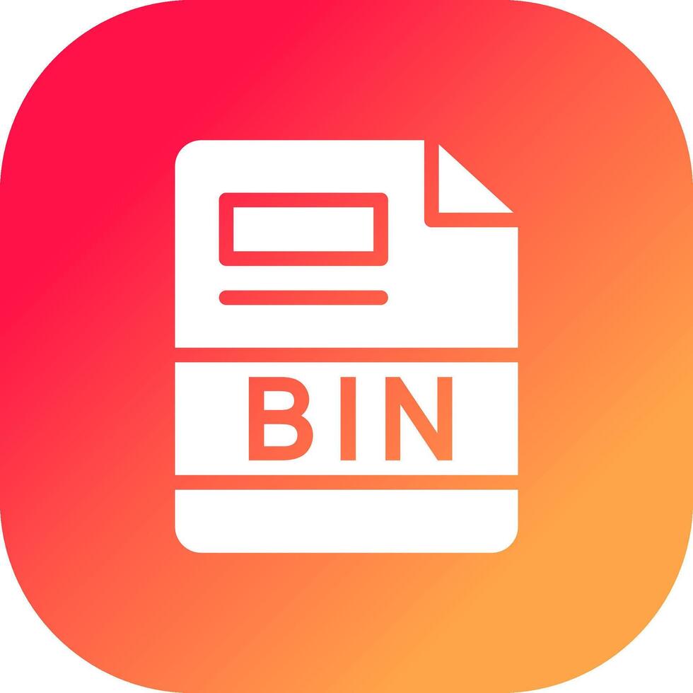 BIN Creative Icon Design vector