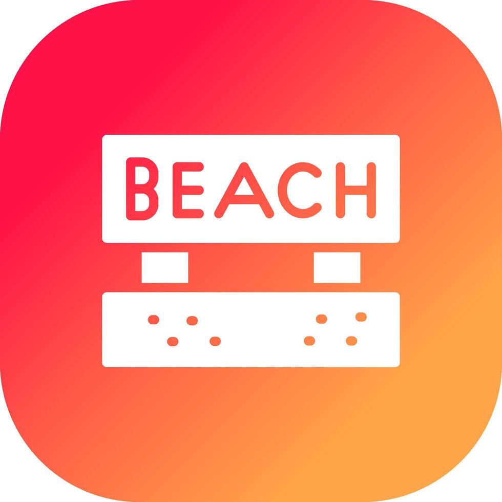 Beach Creative Icon Design vector