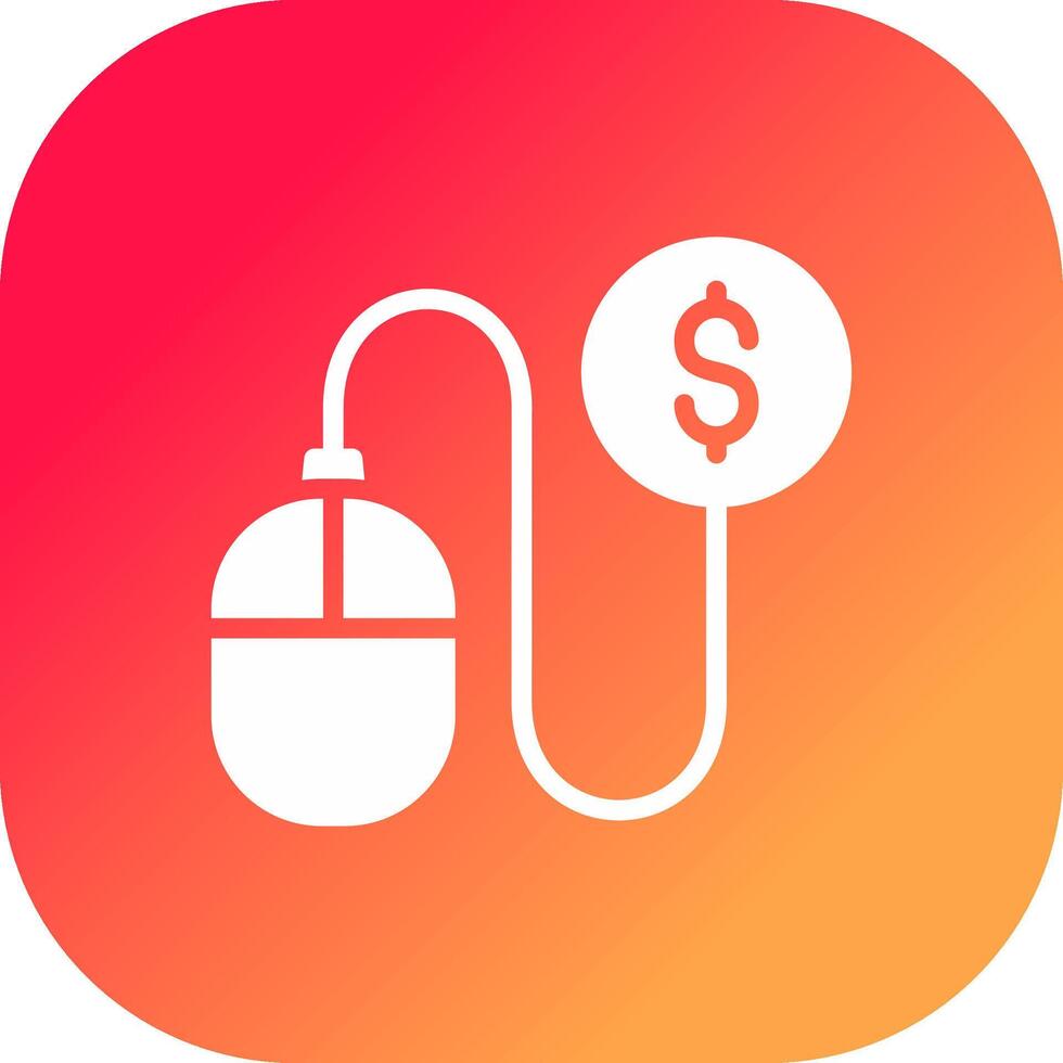 Pay Per Click Creative Icon Design vector