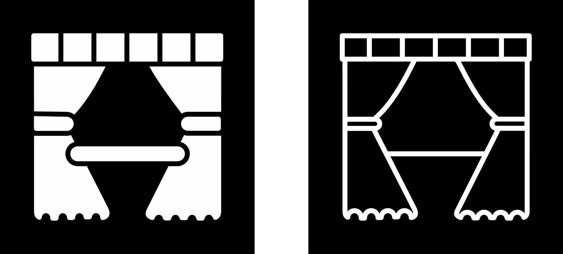 Curtain Vector Icon
