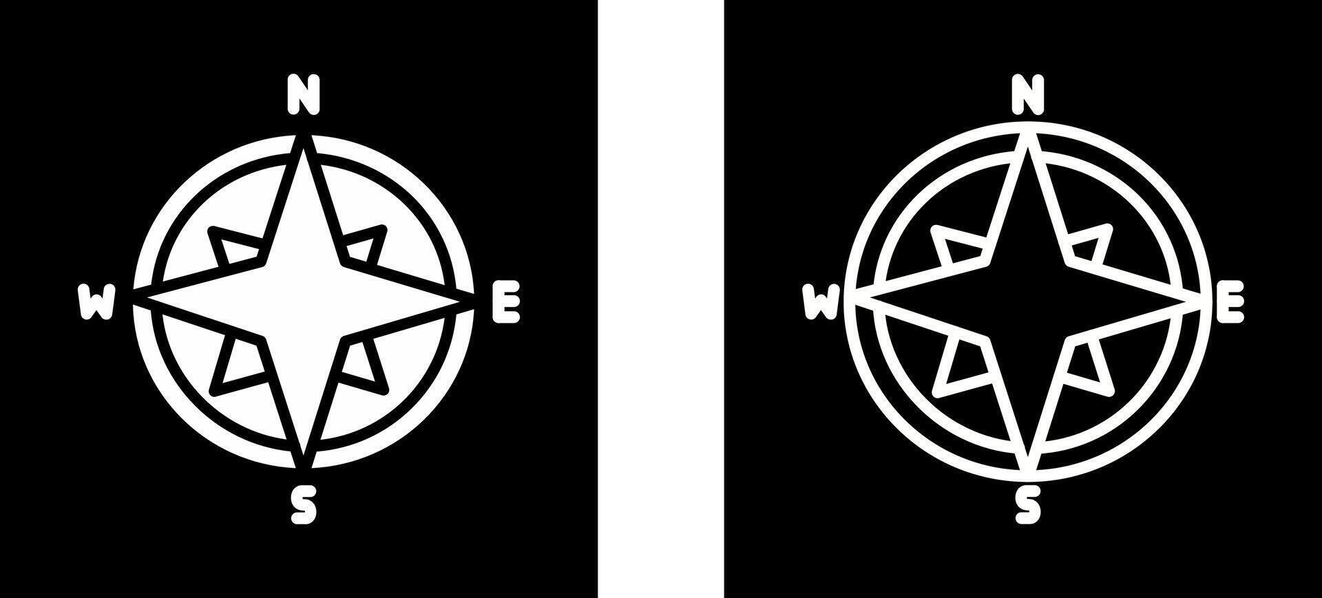 Compass Vector Icon