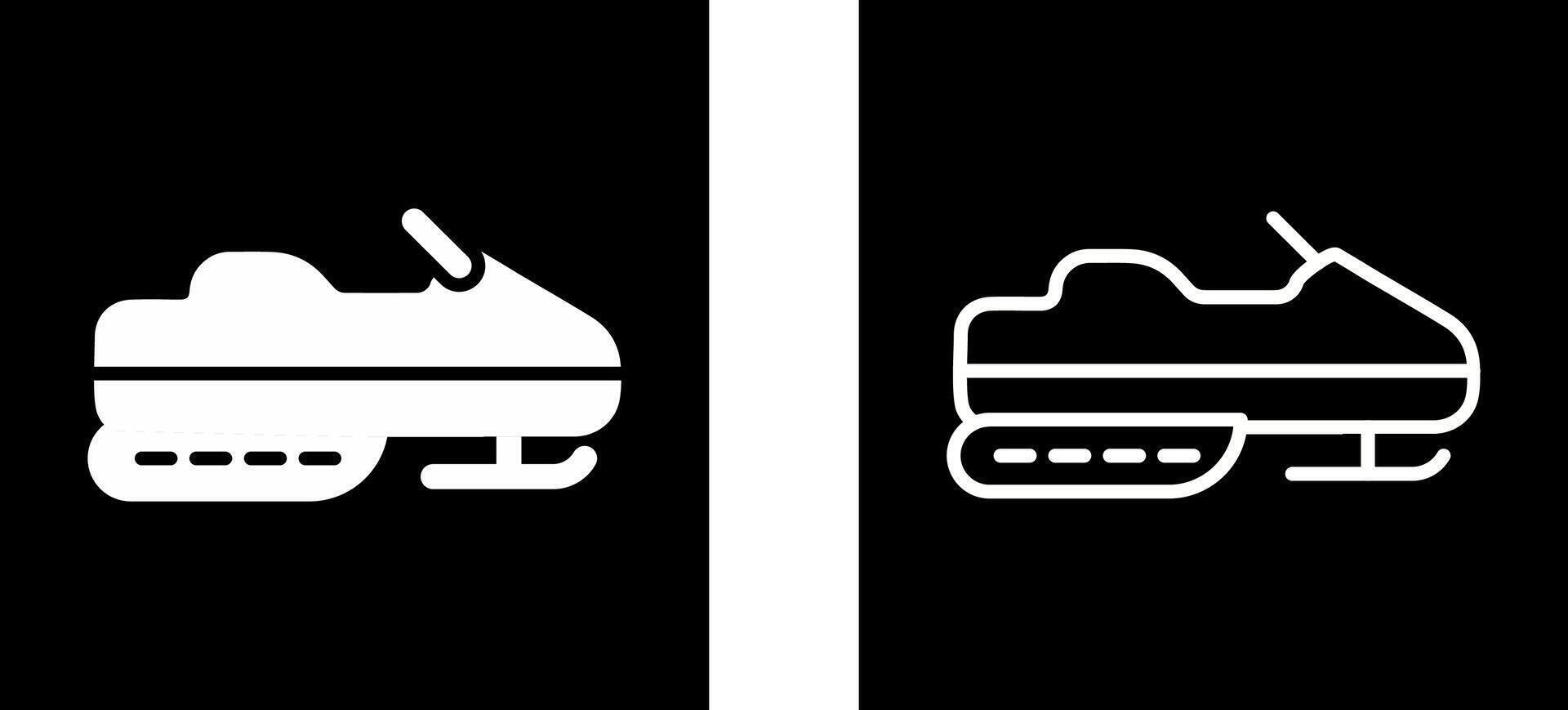 Snowmobile Vector Icon