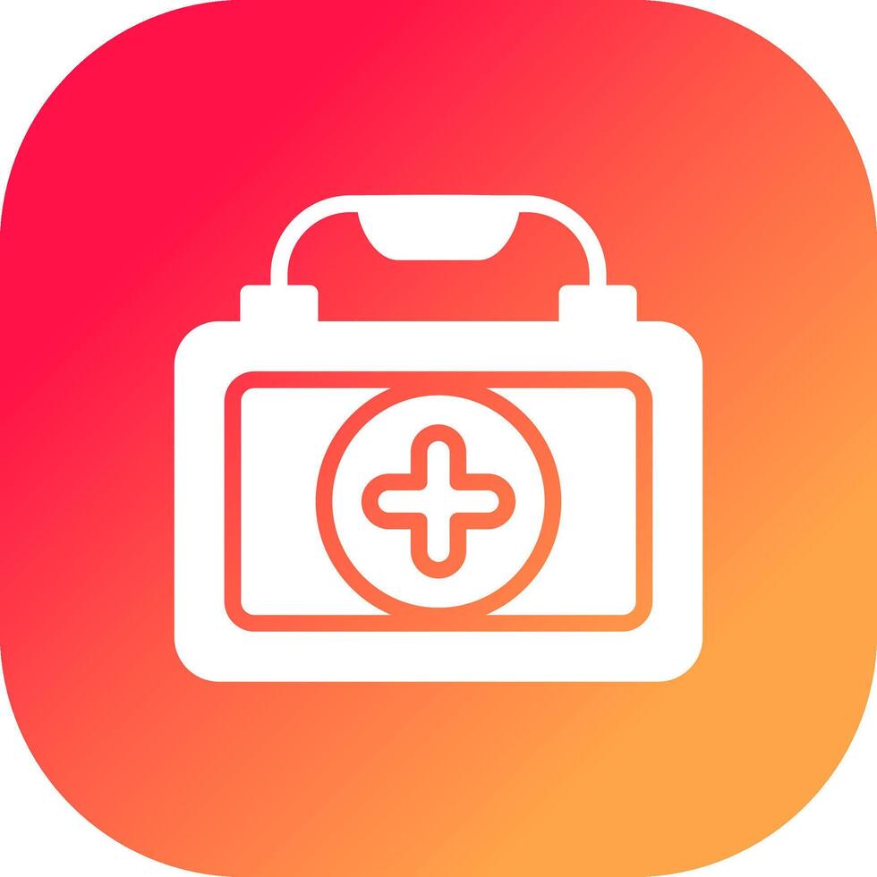 First Aid Kit Creative Icon Design vector