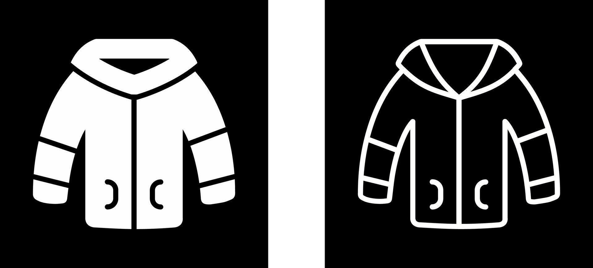 Winter Jacket Vector Icon