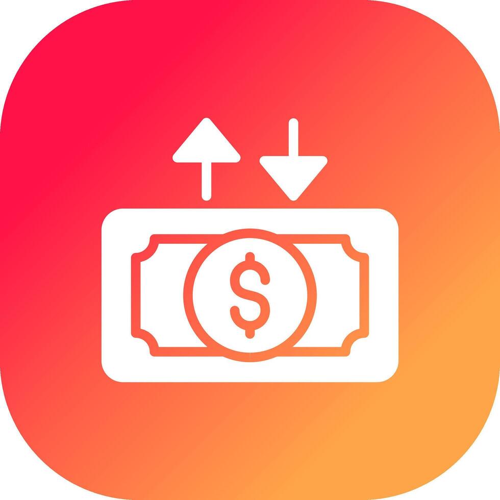 Cash Flow Creative Icon Design vector