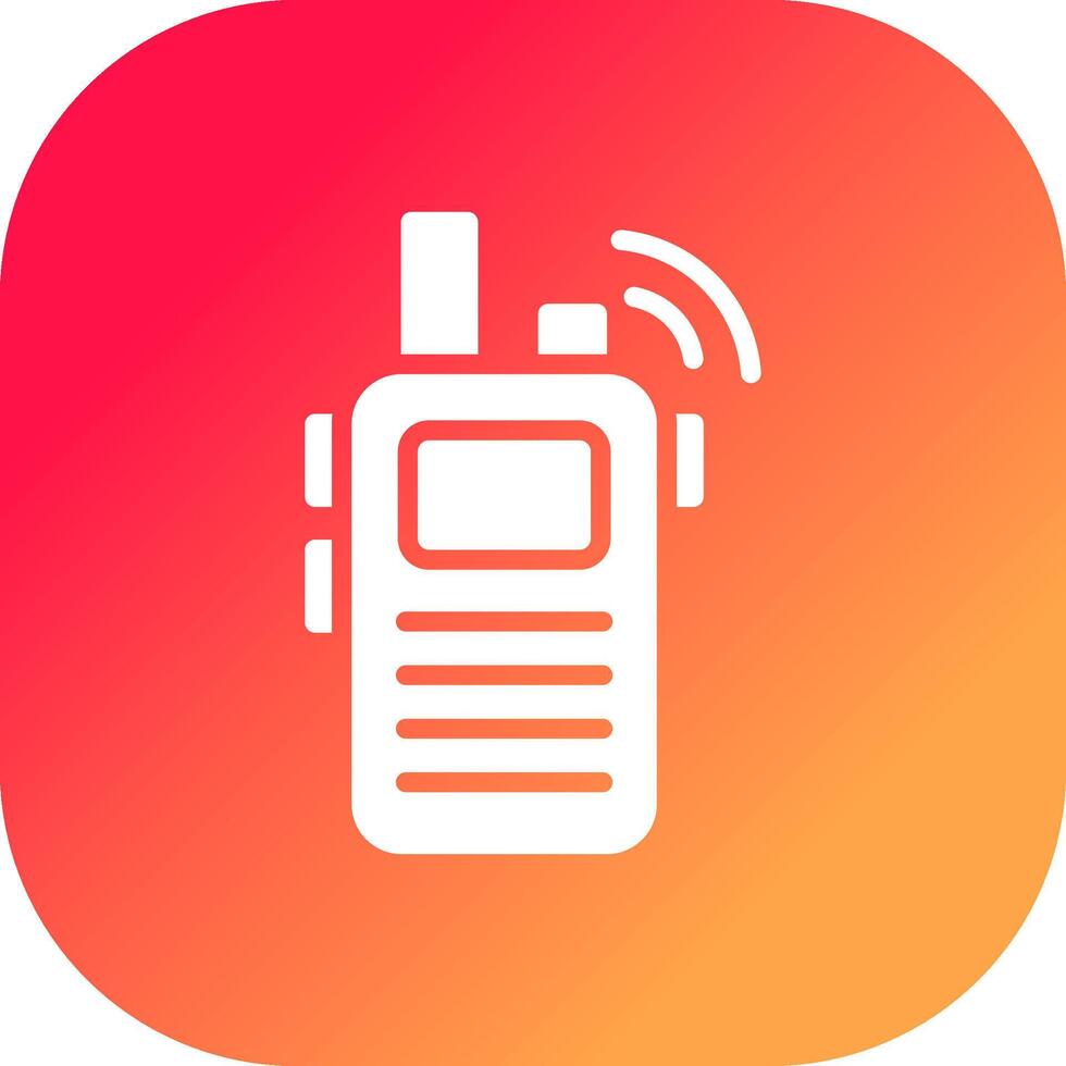 Walkie Talkies Creative Icon Design vector