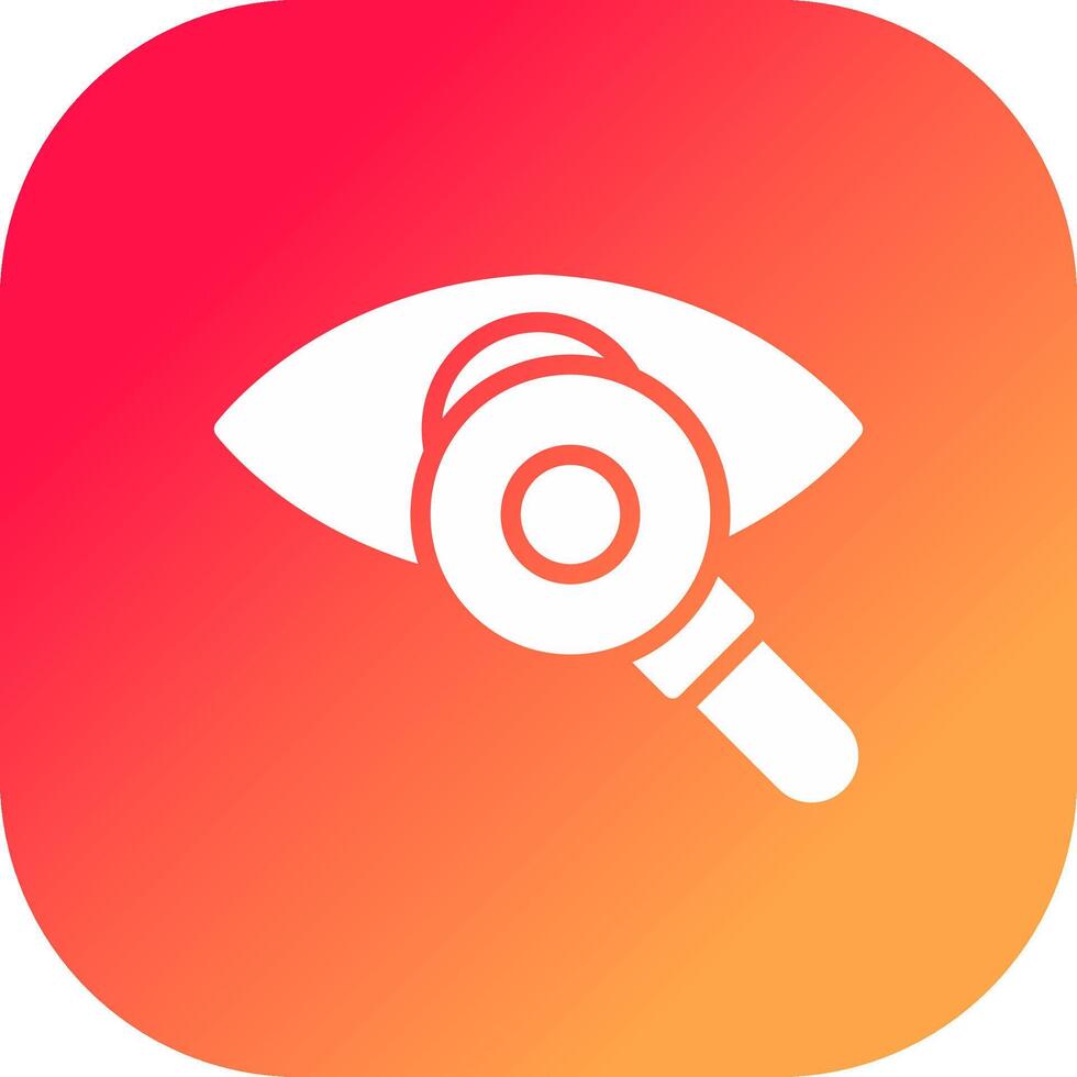Eye Test Creative Icon Design vector