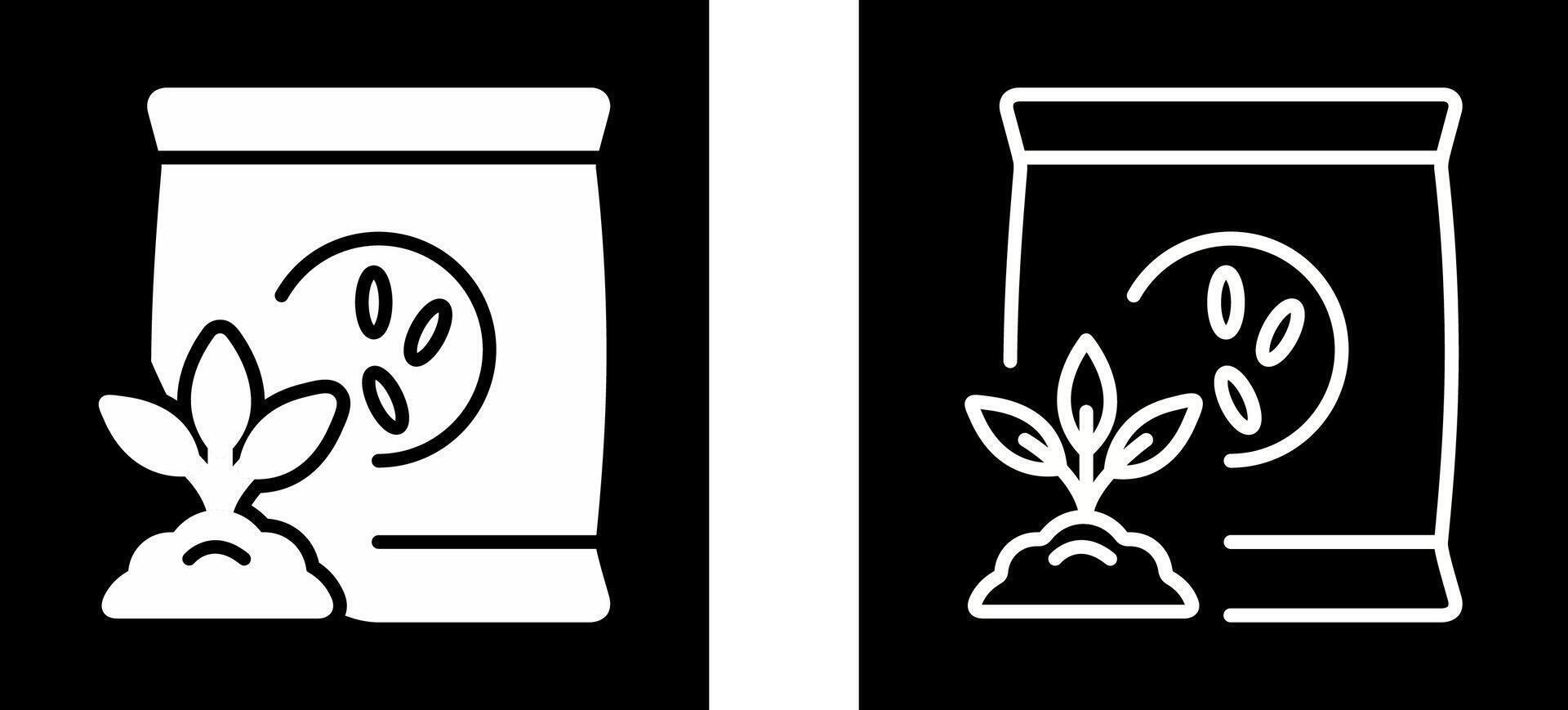 Fertilizer Bag Vector Icon