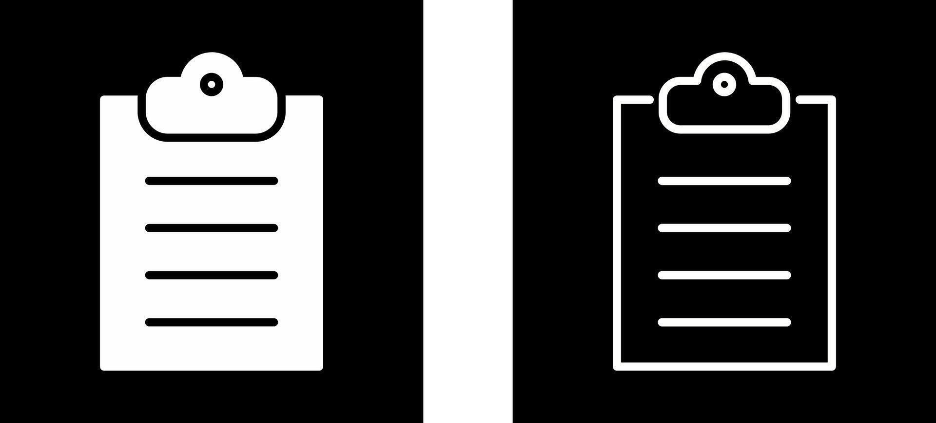 Clipboard Vector Icon