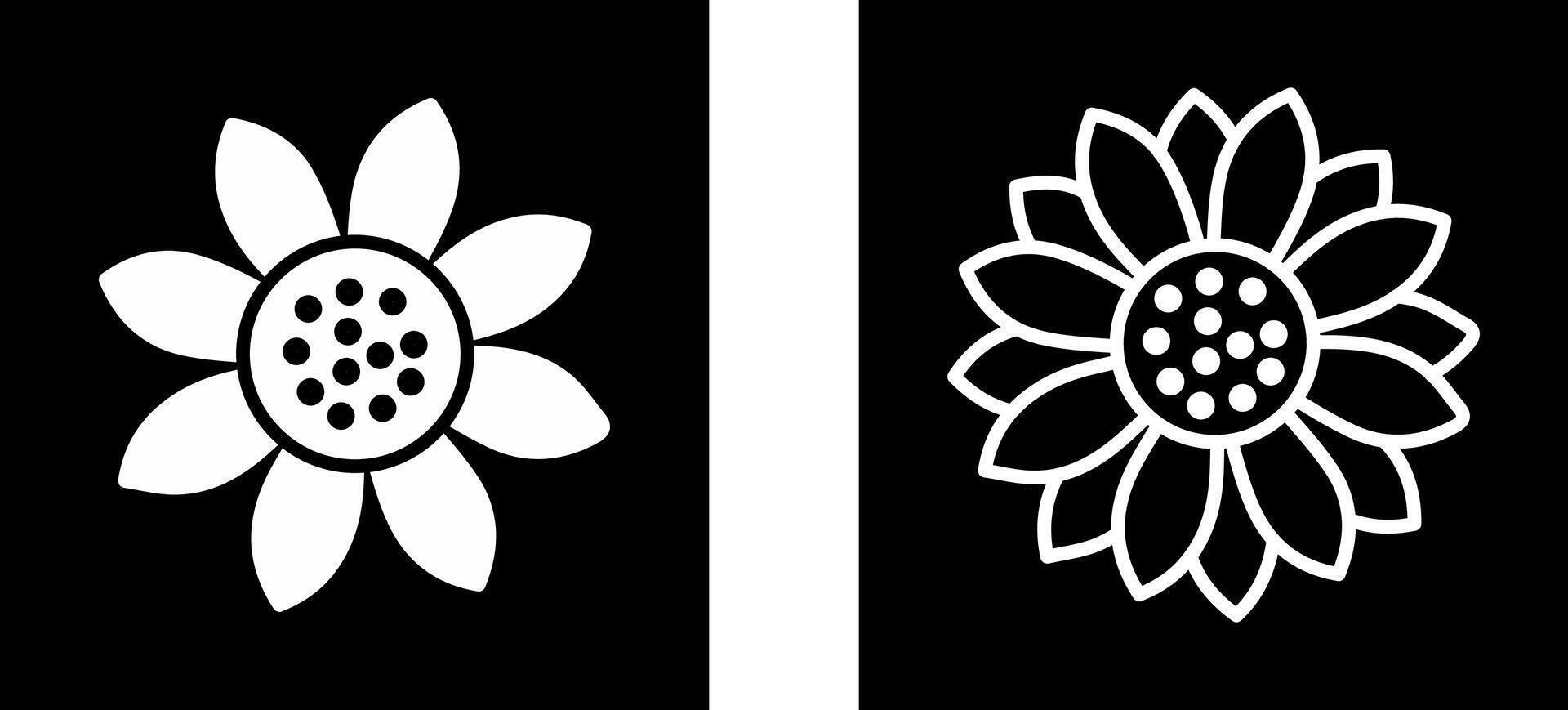 Sunflower Vector Icon