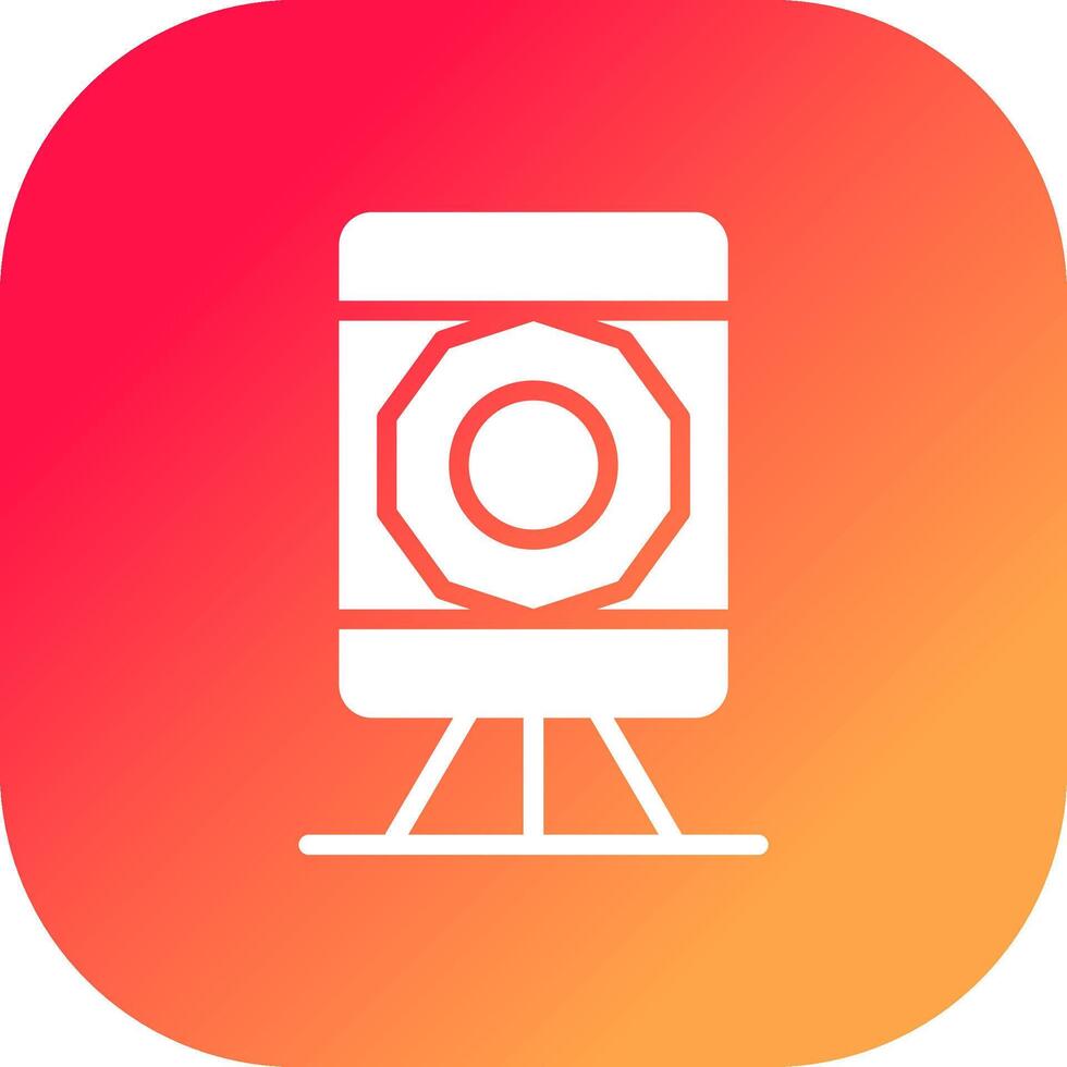 Theodolite Creative Icon Design vector