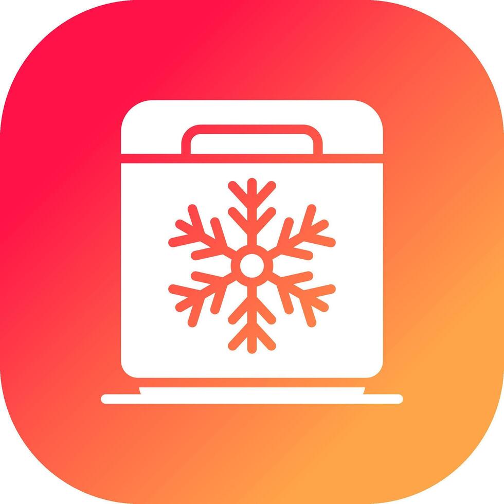 Freezer Creative Icon Design vector