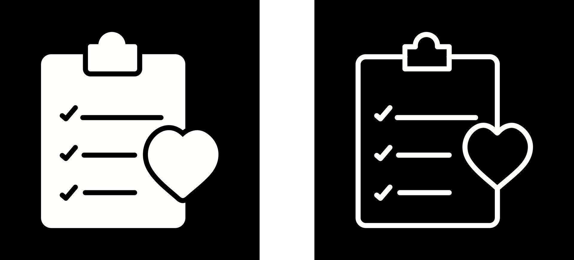 Wishlist Vector Icon