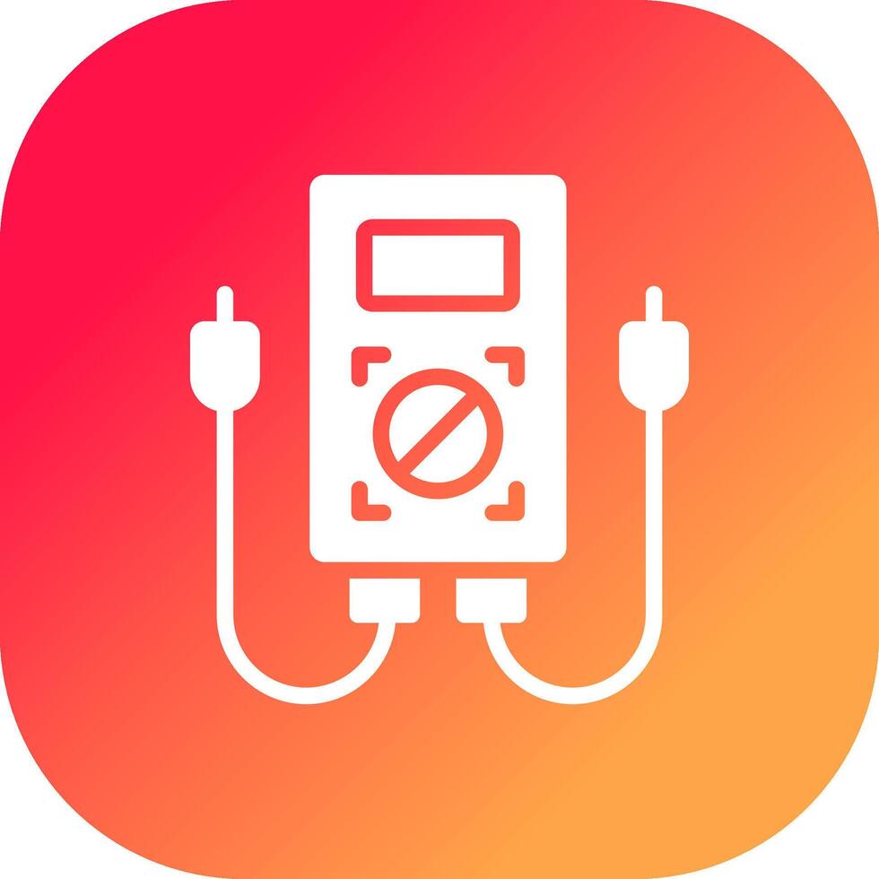 Multimeter Creative Icon Design vector