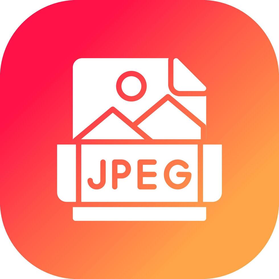 Jpeg Creative Icon Design vector