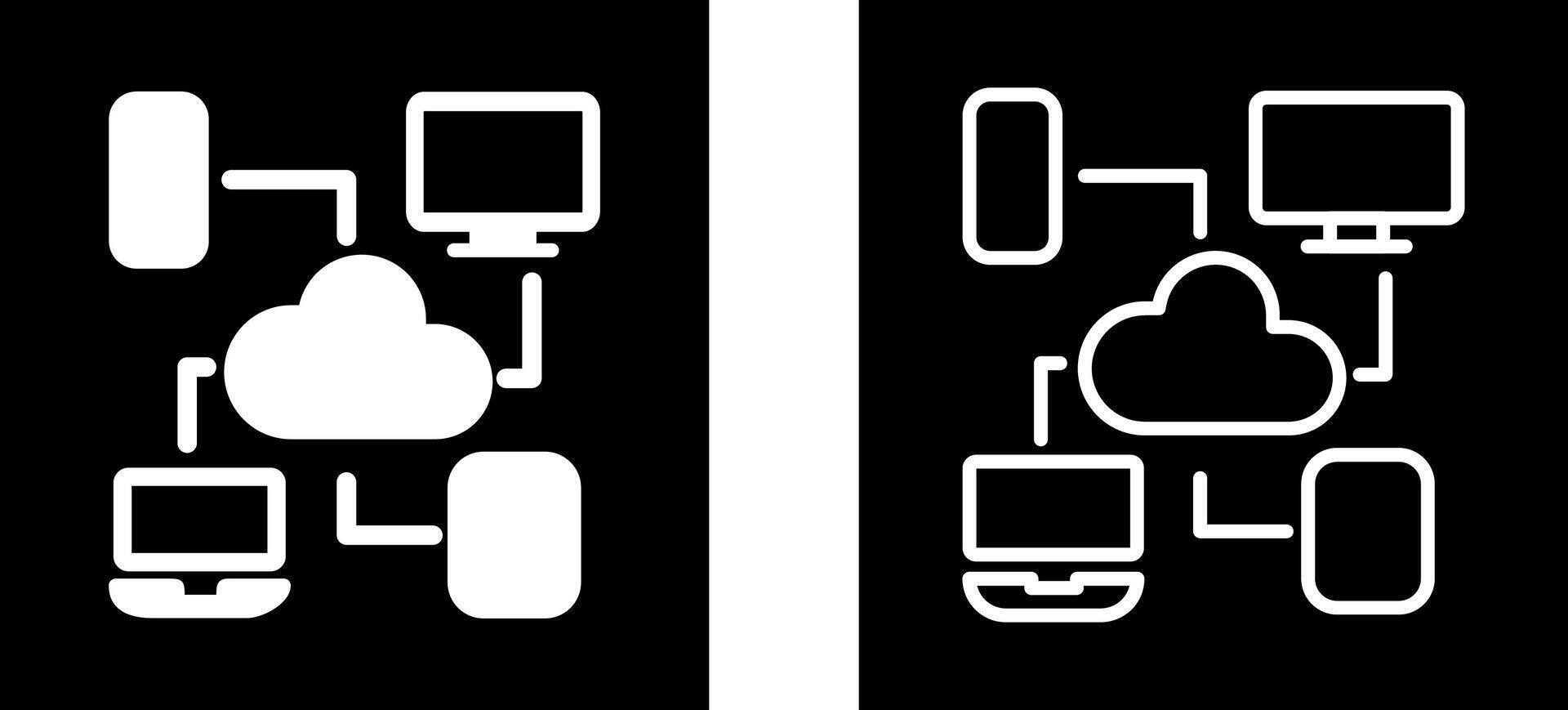 Cloud Computing Vector Icon