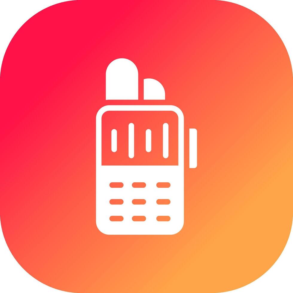 Walkie Talkie Creative Icon Design vector