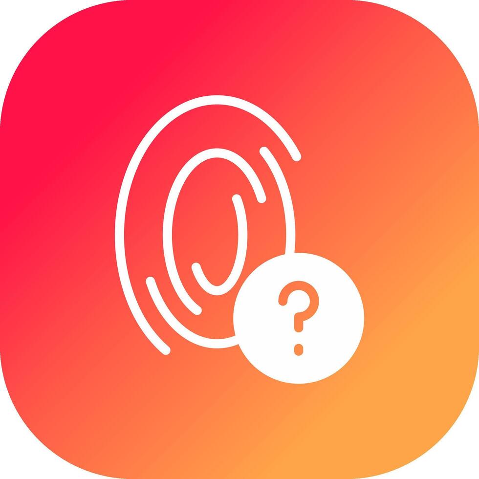 Fingerprint Creative Icon Design vector