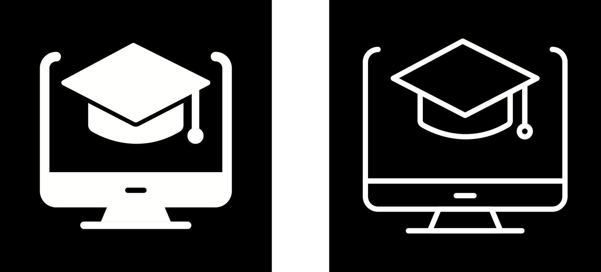 Online Learning Vector Icon