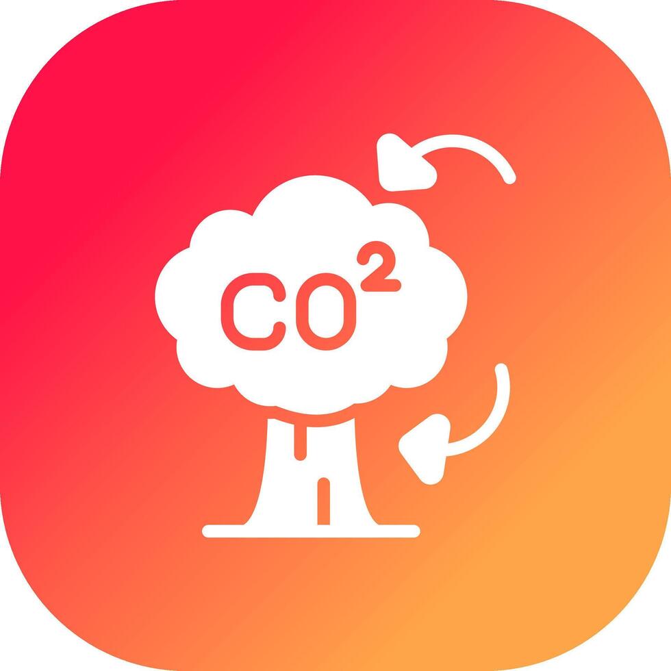 co2 creativo icono diseño vector