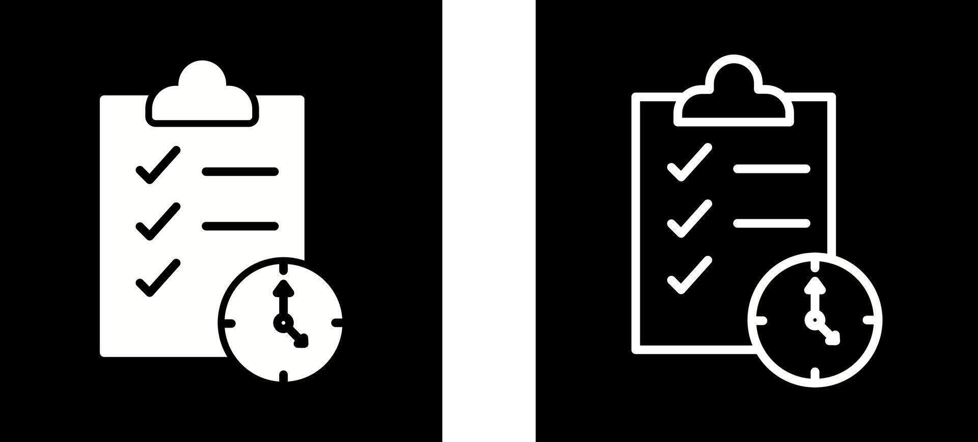 Time Management Vector Icon