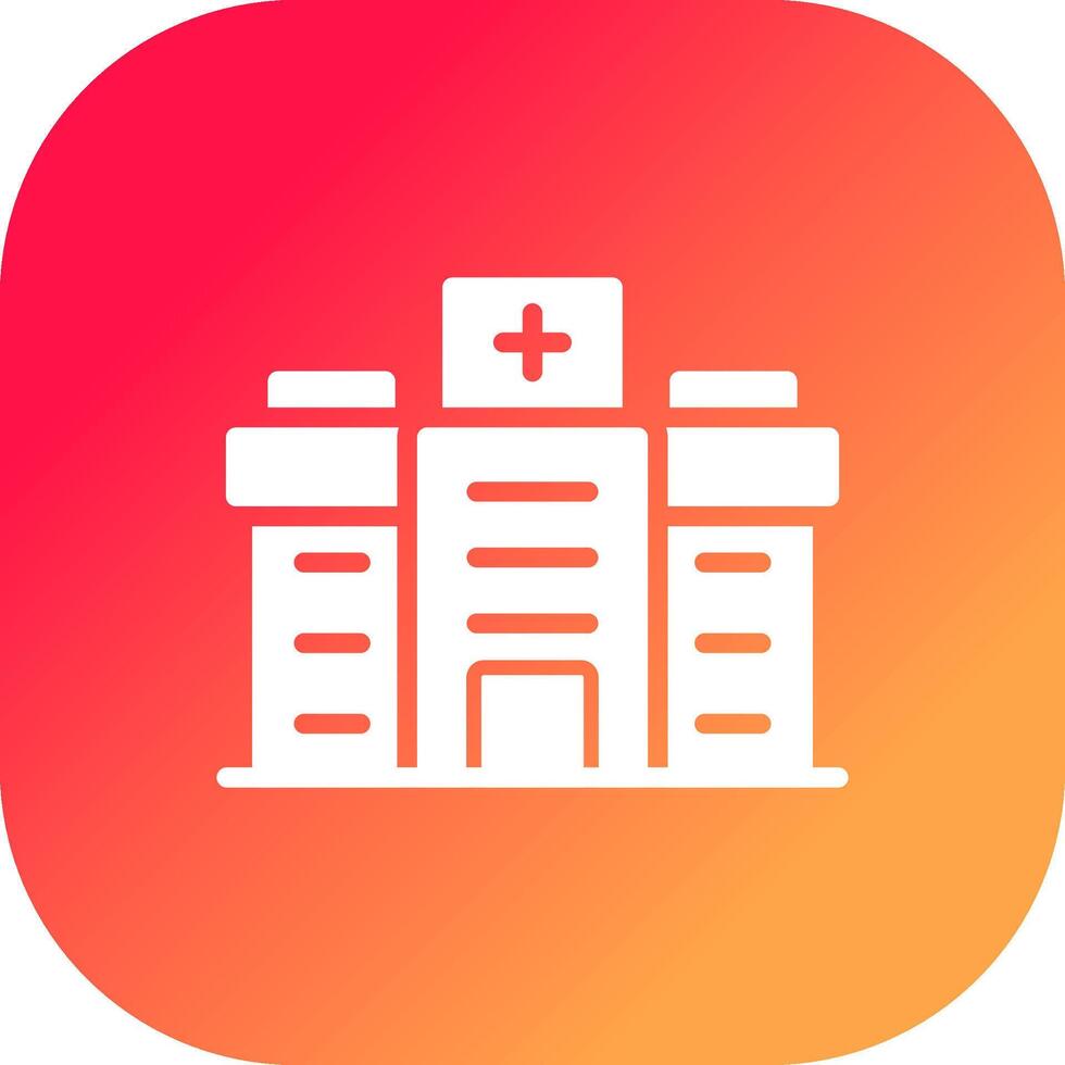 diseño de icono creativo de hospital vector