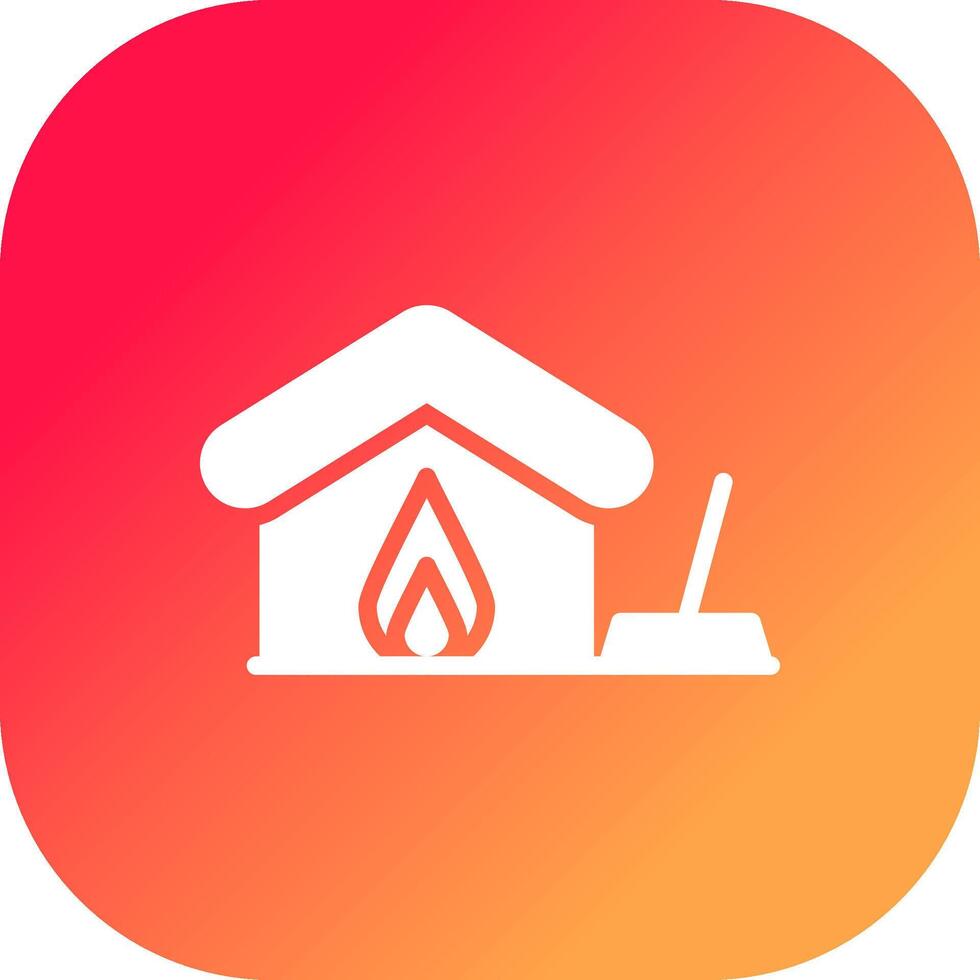 Fire Damage Cleaning Creative Icon Design vector