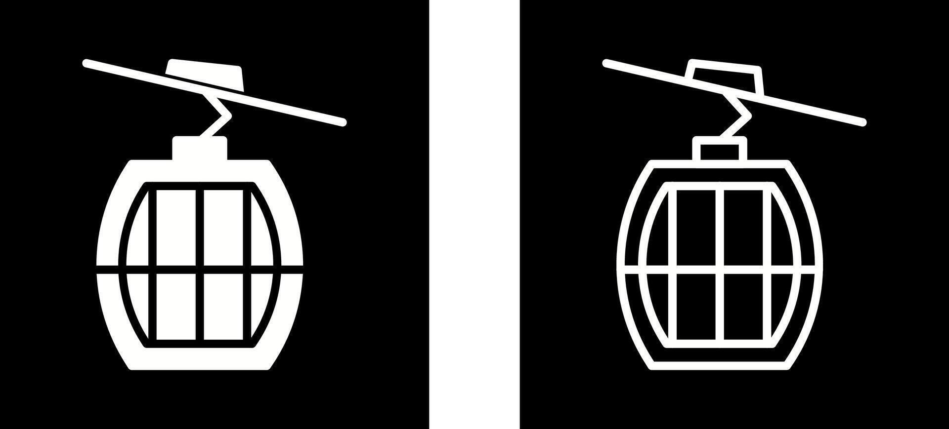 Cable Car Vector Icon