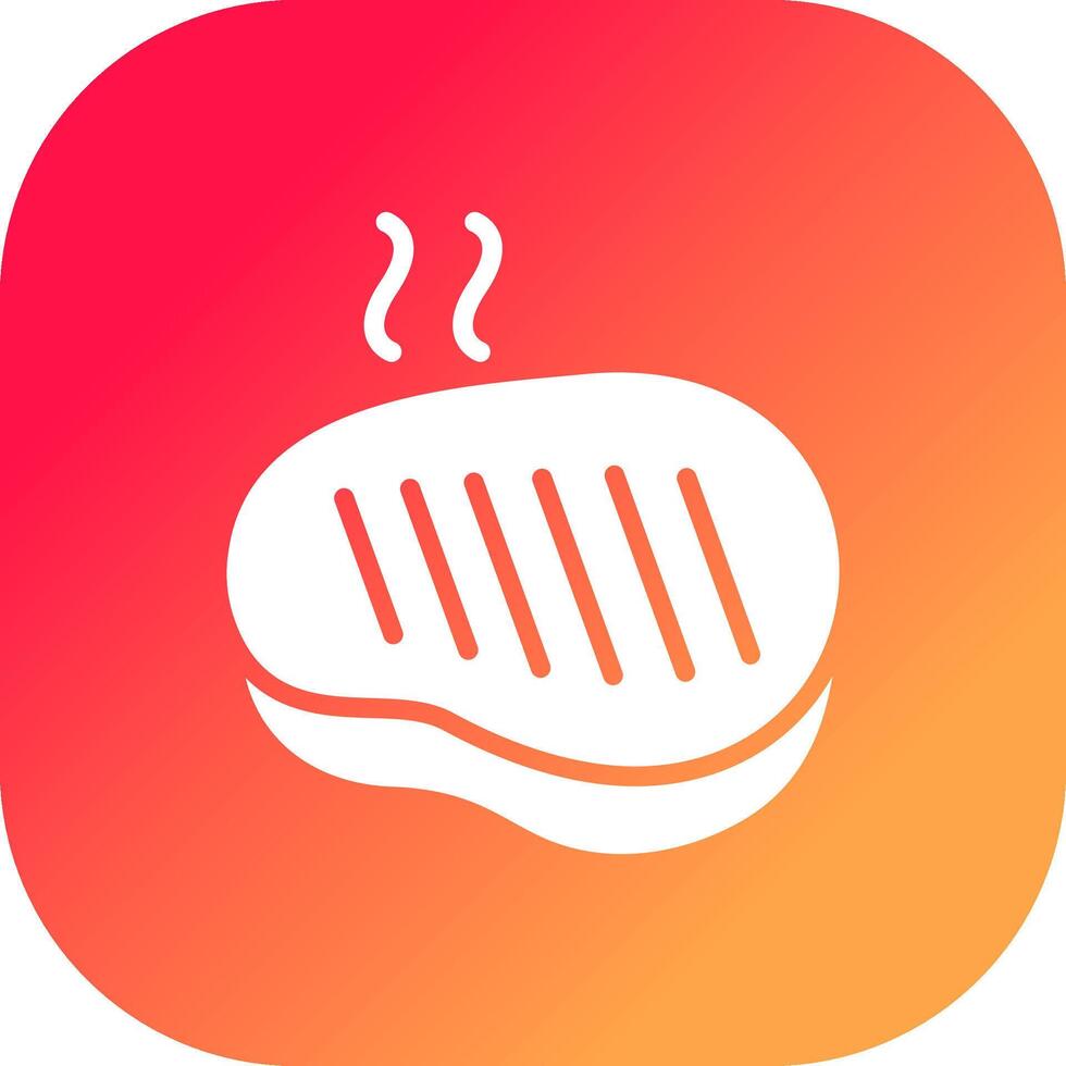Steak Creative Icon Design vector