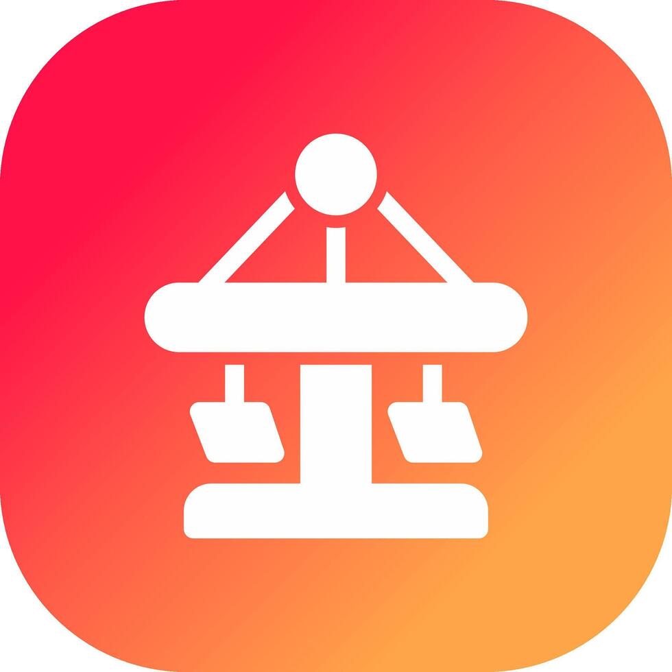 Merry Go Round Creative Icon Design vector