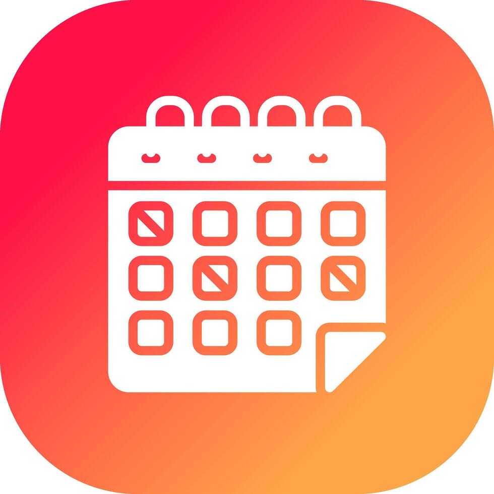 Calendar Creative Icon Design vector