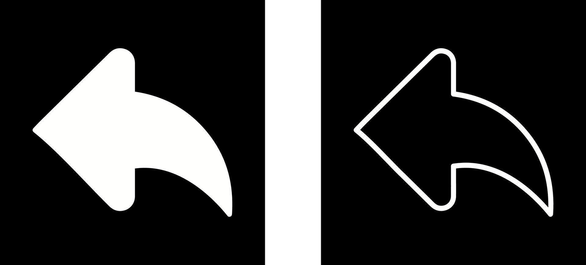 Left Back Arrow Vector Icon