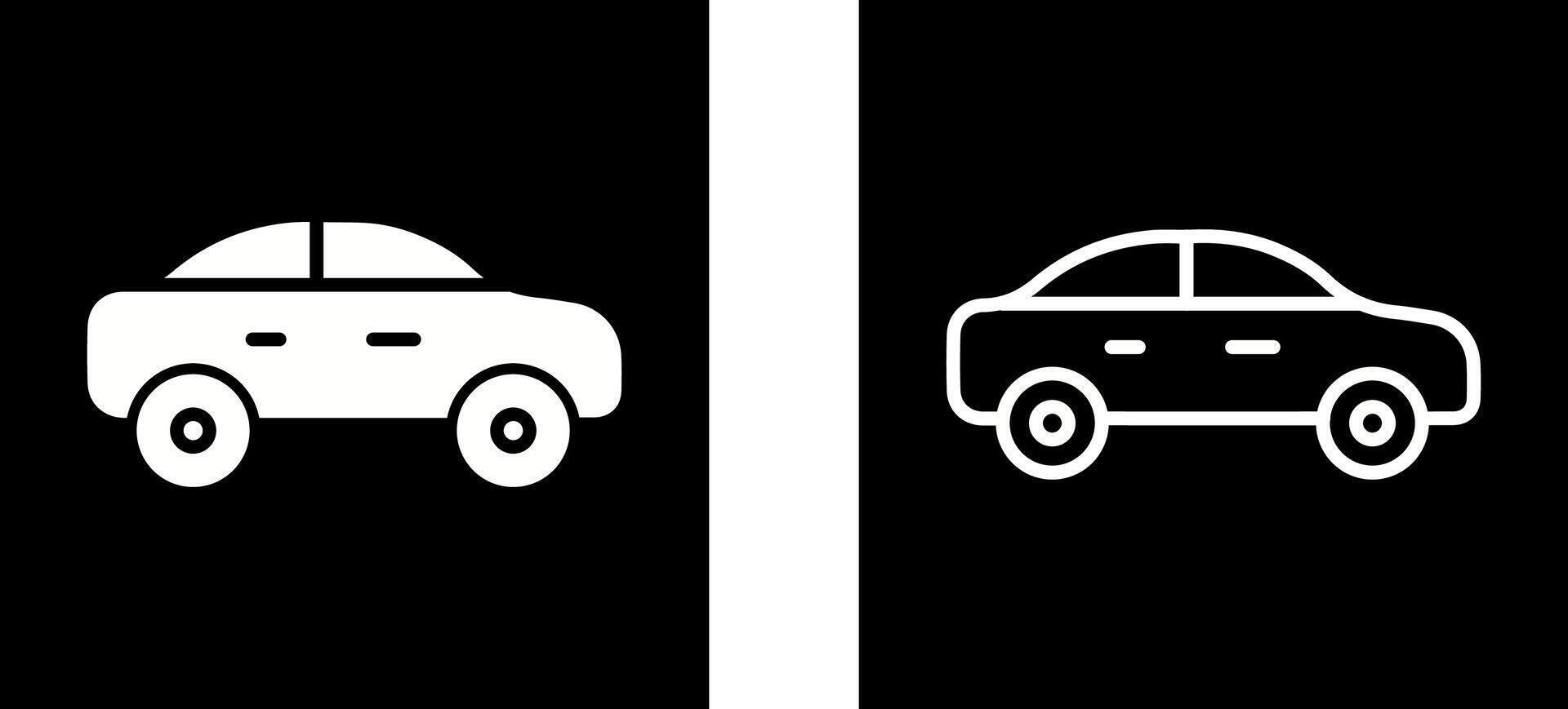 icono de vector de coche