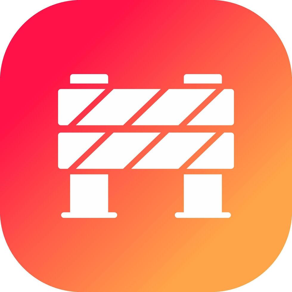 Barrier Creative Icon Design vector