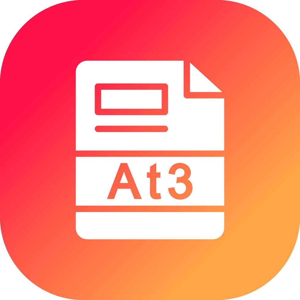 AT3 Creative Icon Design vector
